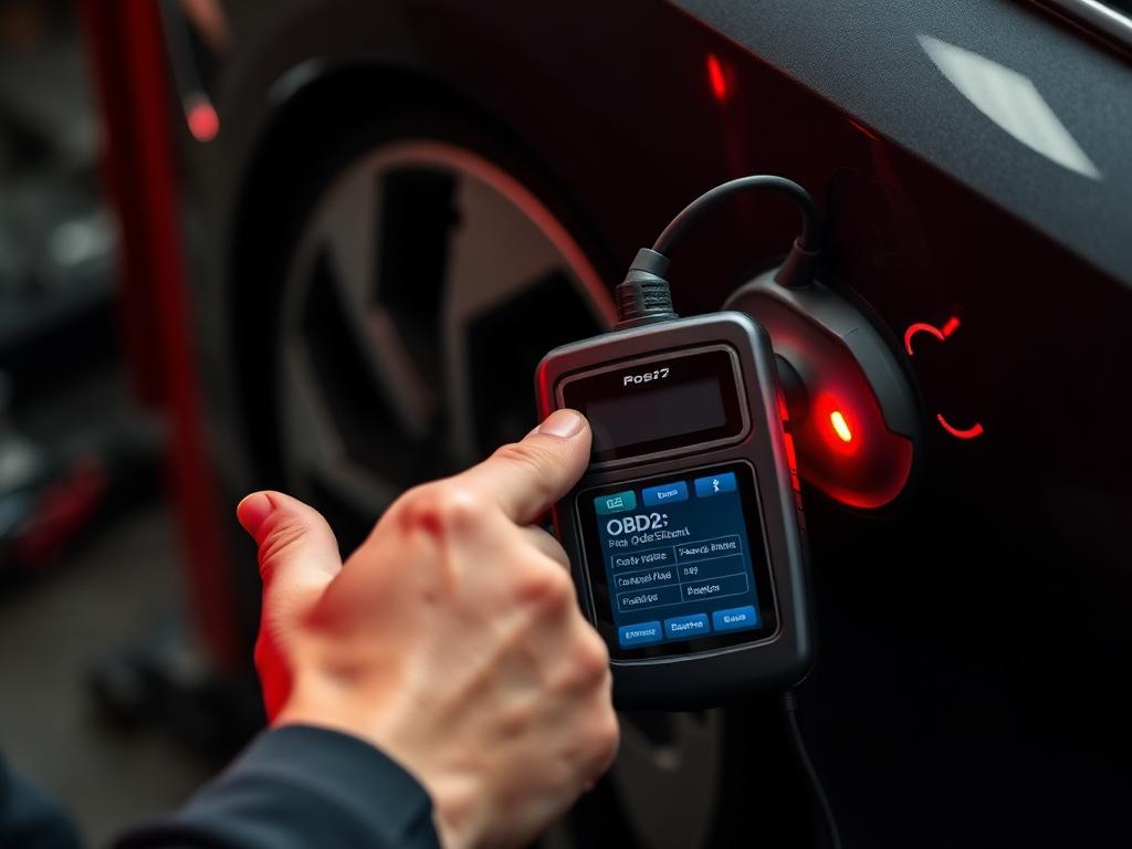Equipe Auto GP trabalhando em diagnóstico eletrônico